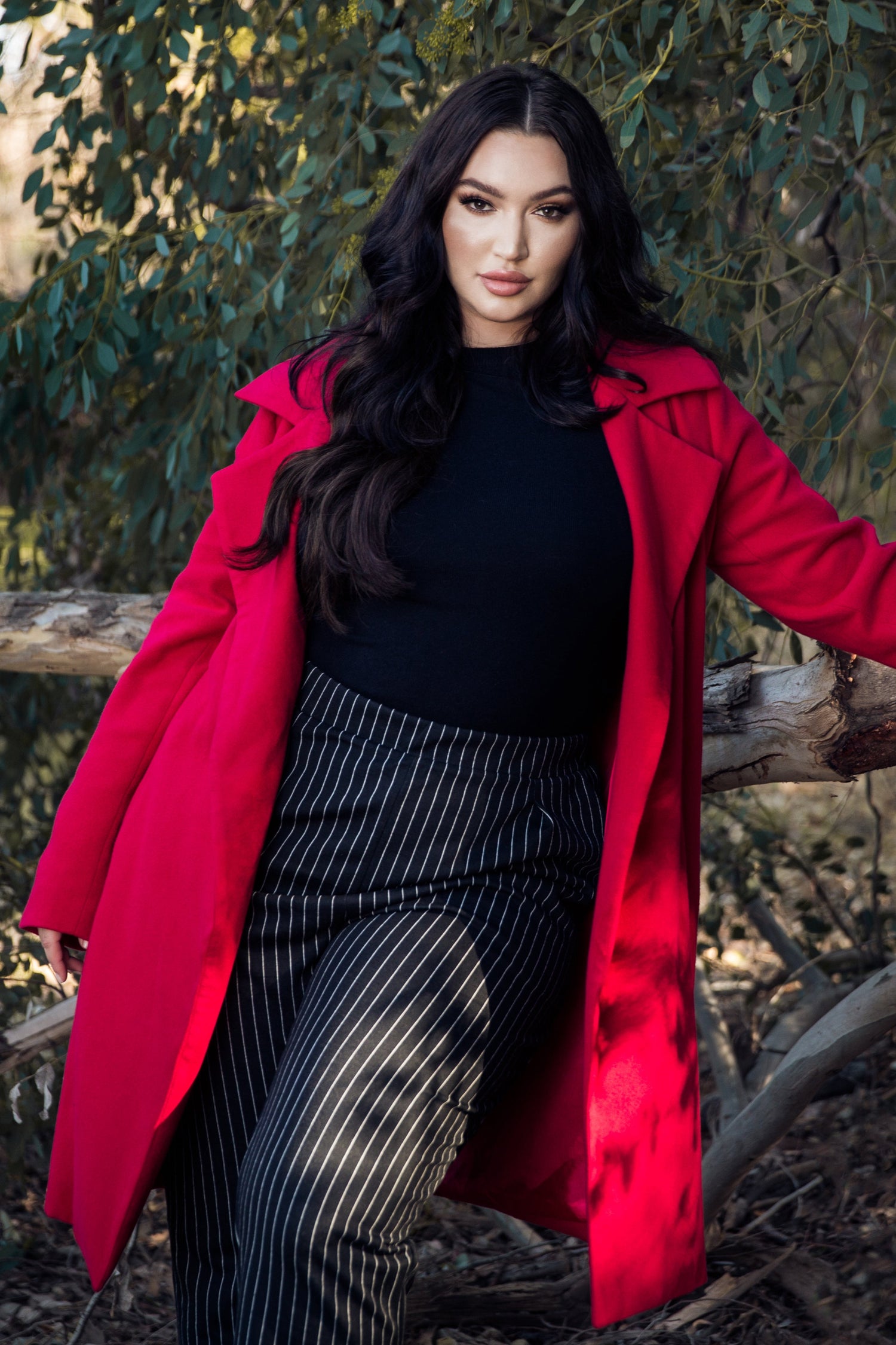 Upper East Side Coat - Red