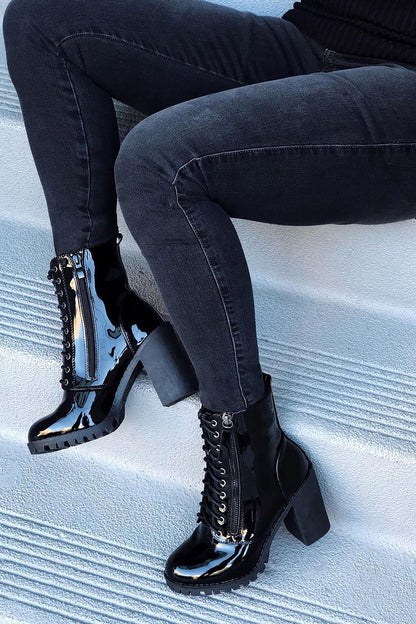 Wait A Bit Longer Booties - Black