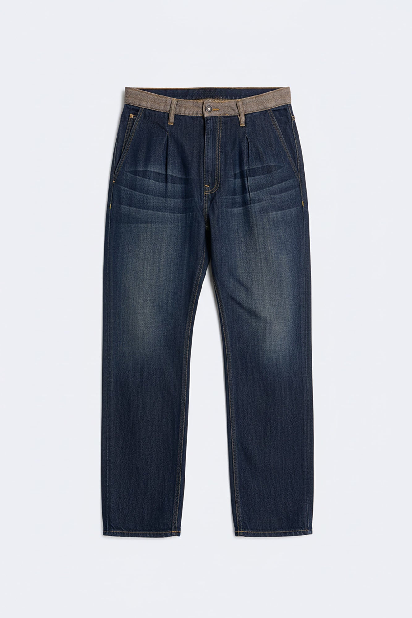 Straight Dual Tone Jean - Indigo
