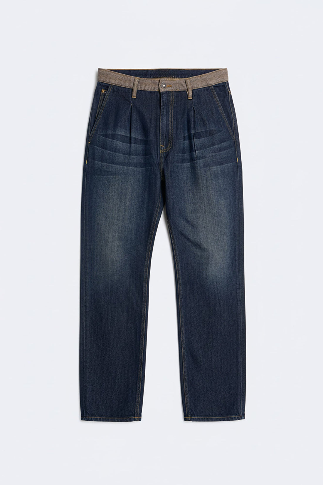 Straight Dual Tone Jean - Indigo