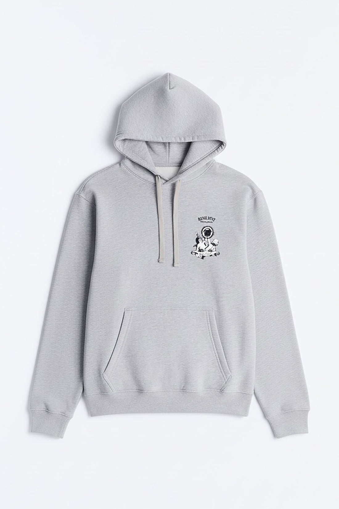 Blessed And Resilient Hoodie - Heather Grey