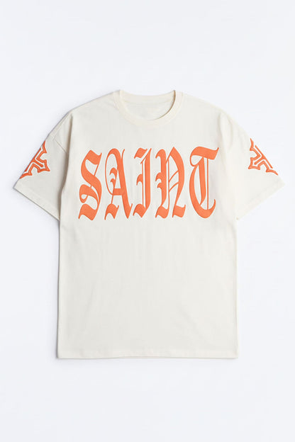 Saint Crosses Faith Short Sleeve Tee - Sand