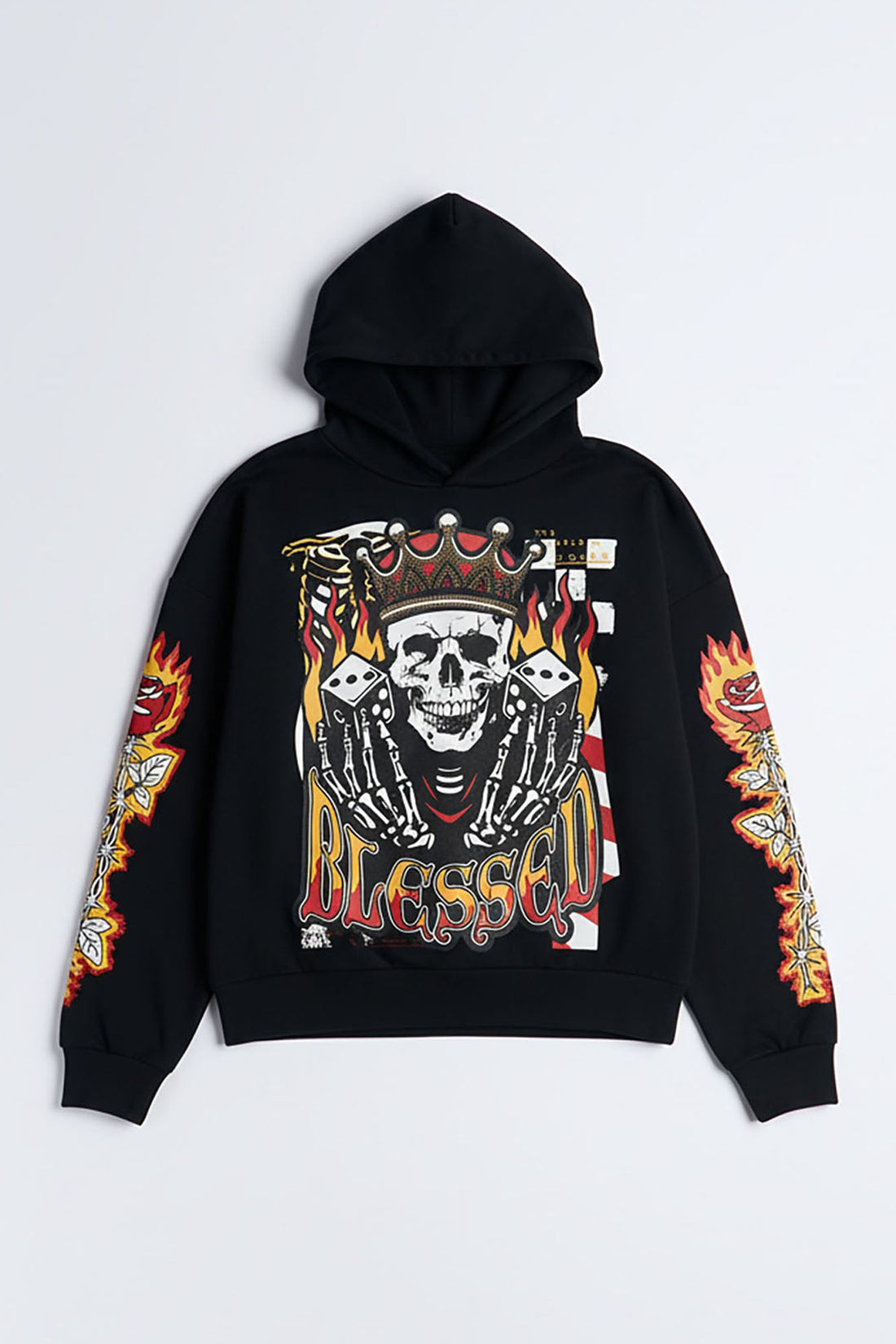 Blessed Endless Oversized Hoodie - Black